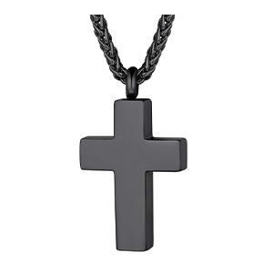 colgante para cenizas cruz