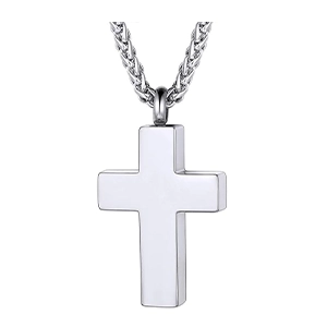 collar para cenizas cruz