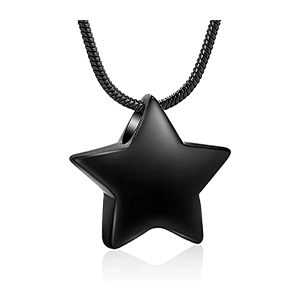 colgante para cenizas forma estrella