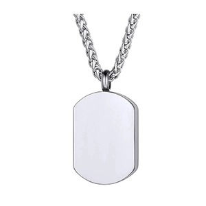 collar cenizas placa