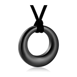 collar para cenizas acero inoxidable negro