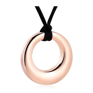 collar para cenizas rosa