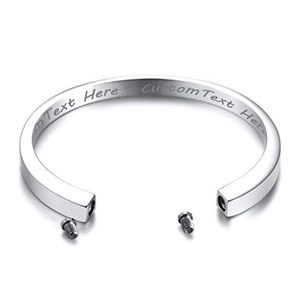 pulsera cenizas personalizable
